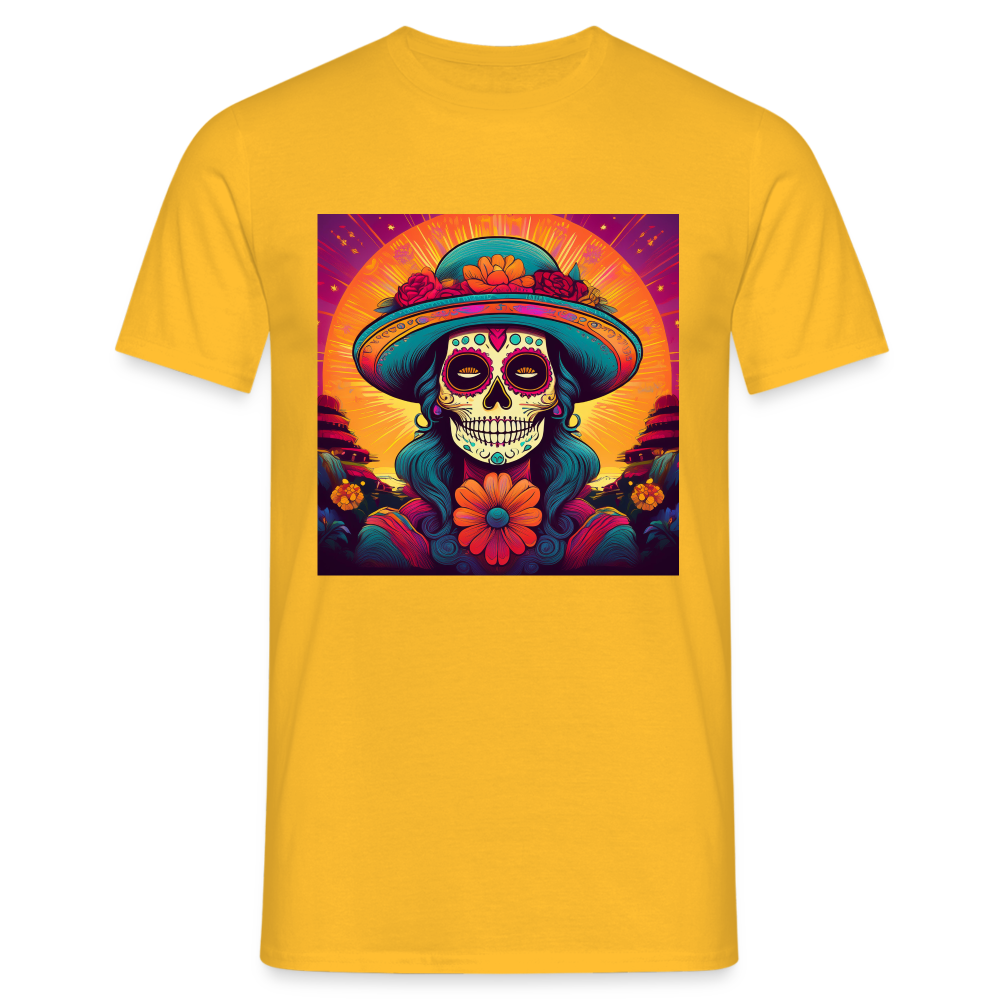 T-Shirt Mexico "Mujer" - Gelb