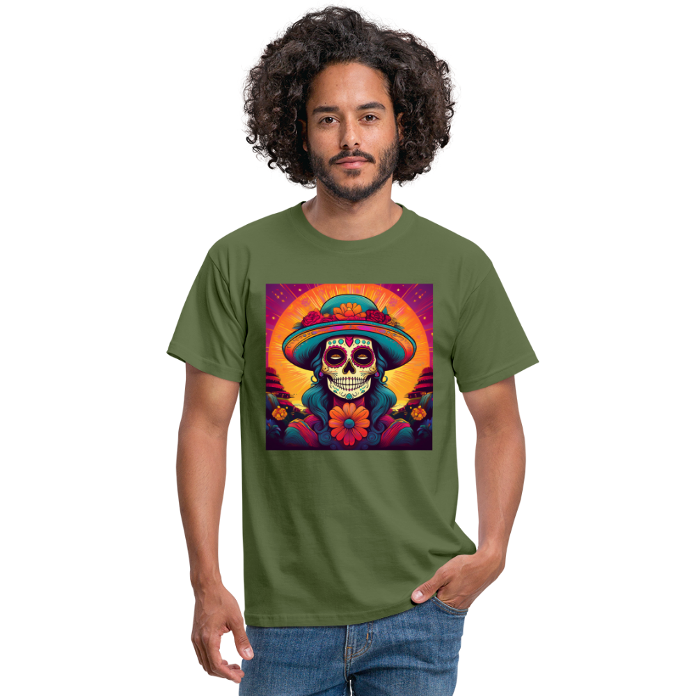 T-Shirt Mexico "Mujer" - Militärgrün