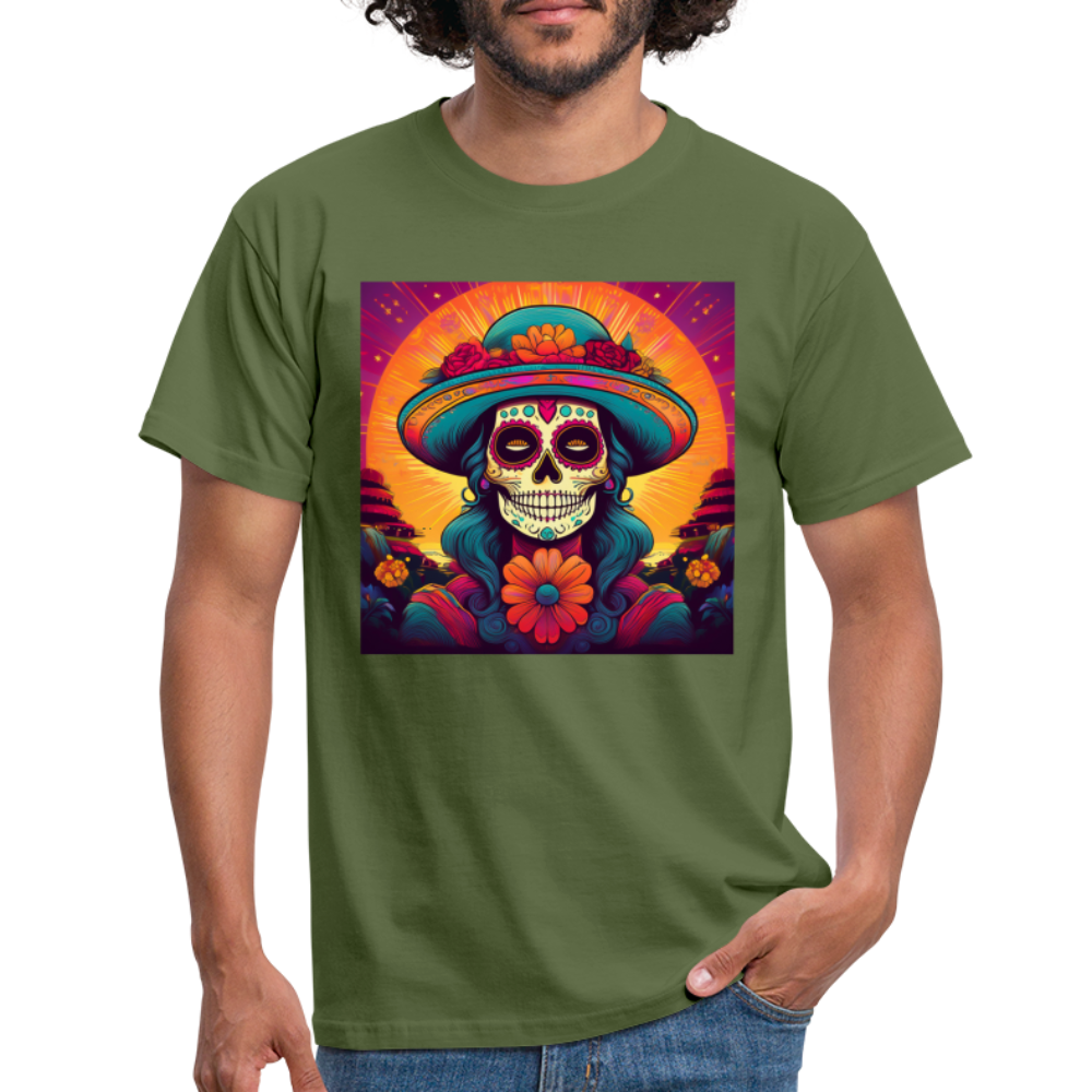 T-Shirt Mexico "Mujer" - Militärgrün