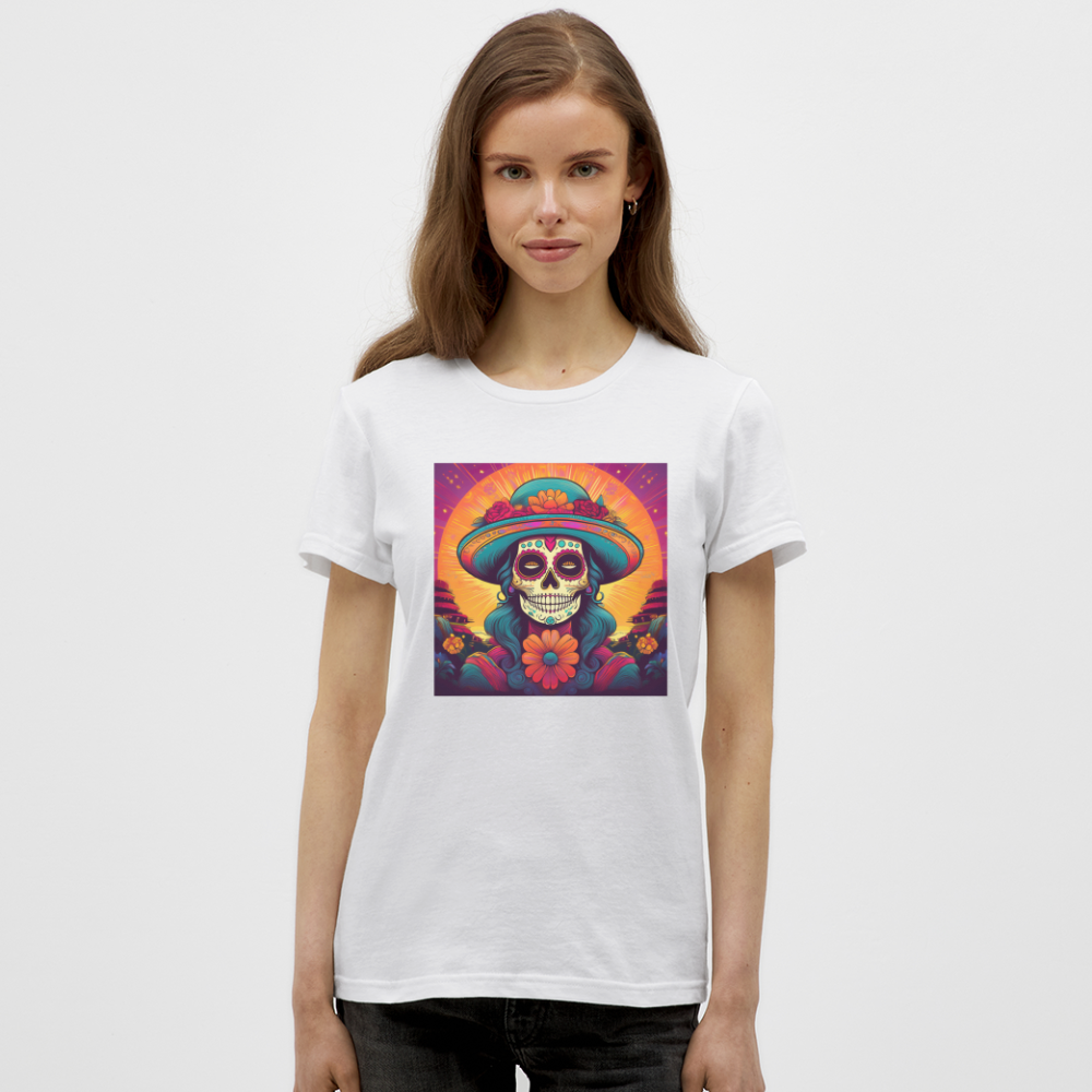 T-Shirt Ladies Mexico "Mujer" - Weiß