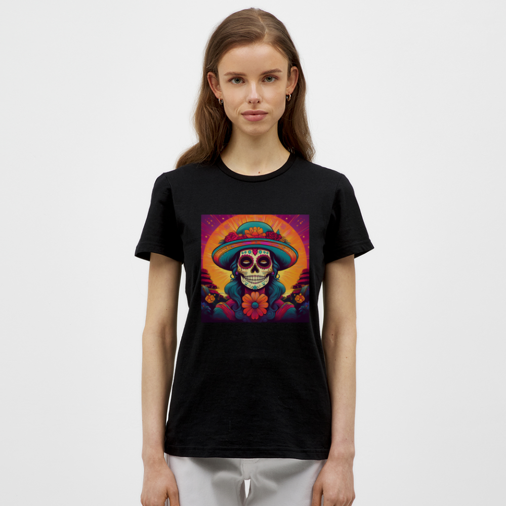 T-Shirt Ladies Mexico "Mujer" - Schwarz
