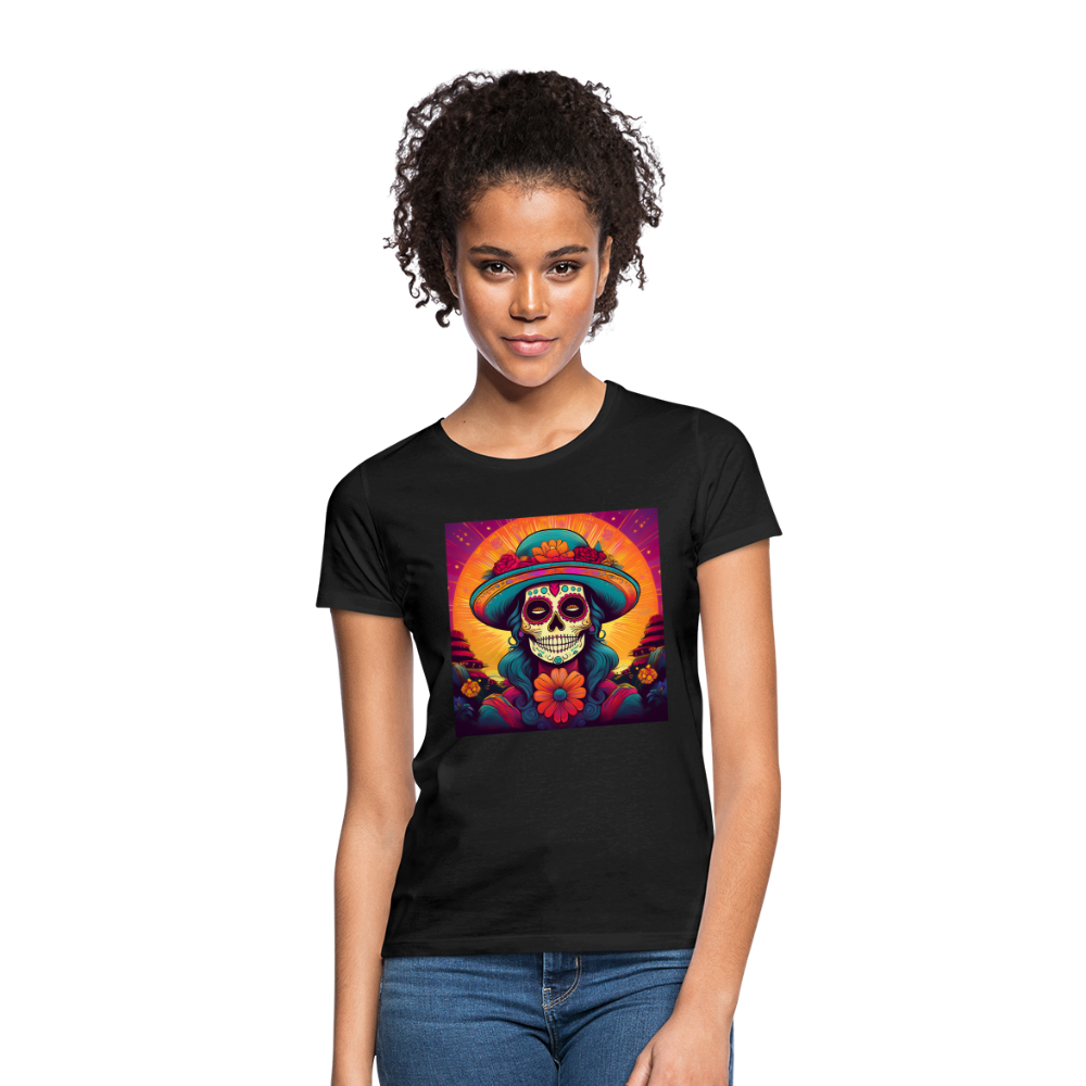 T-Shirt Ladies Mexico "Mujer" - Schwarz