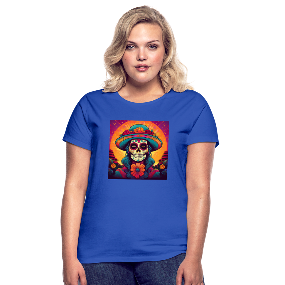 T-Shirt Ladies Mexico "Mujer" - Royalblau