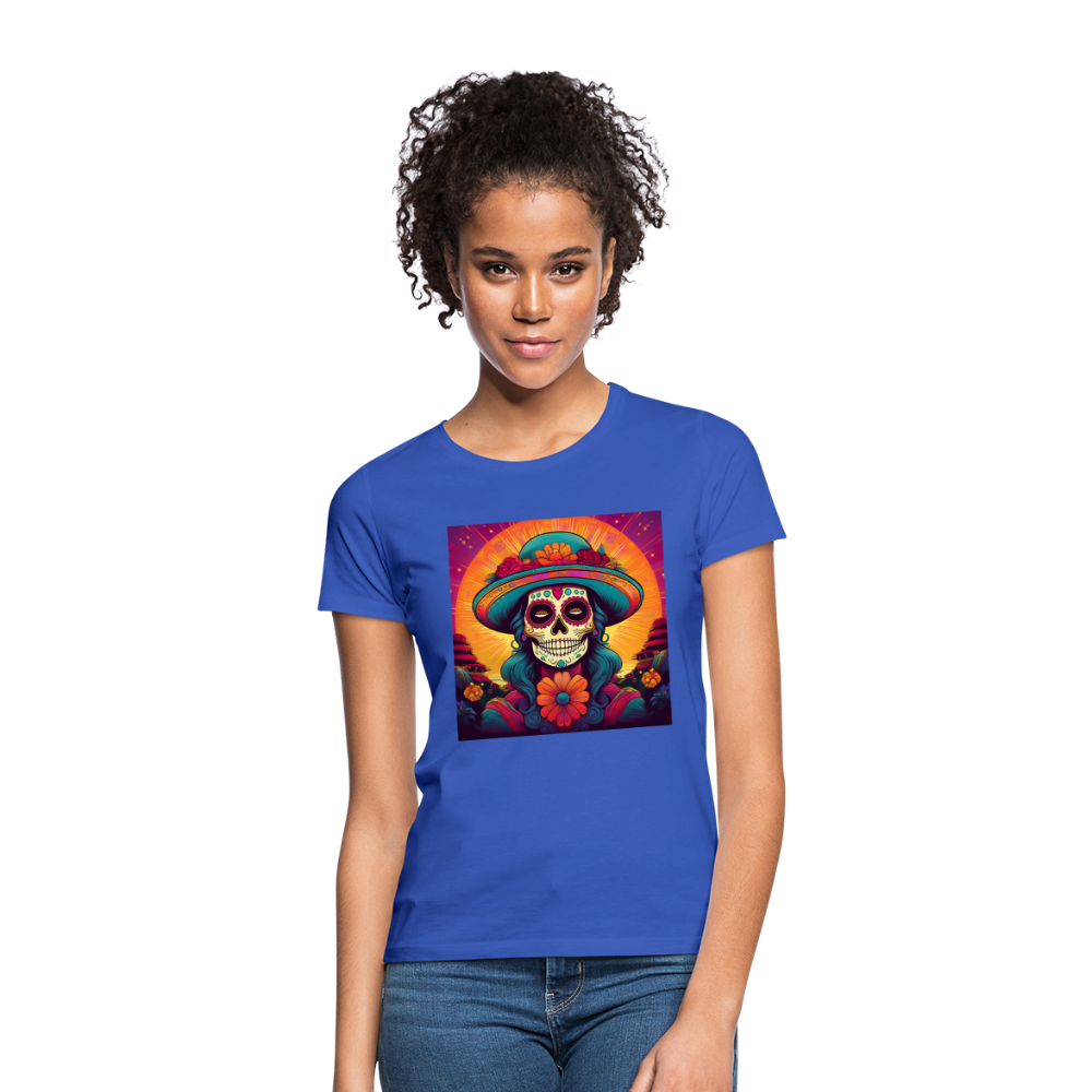 T-Shirt Ladies Mexico "Mujer" - Royalblau