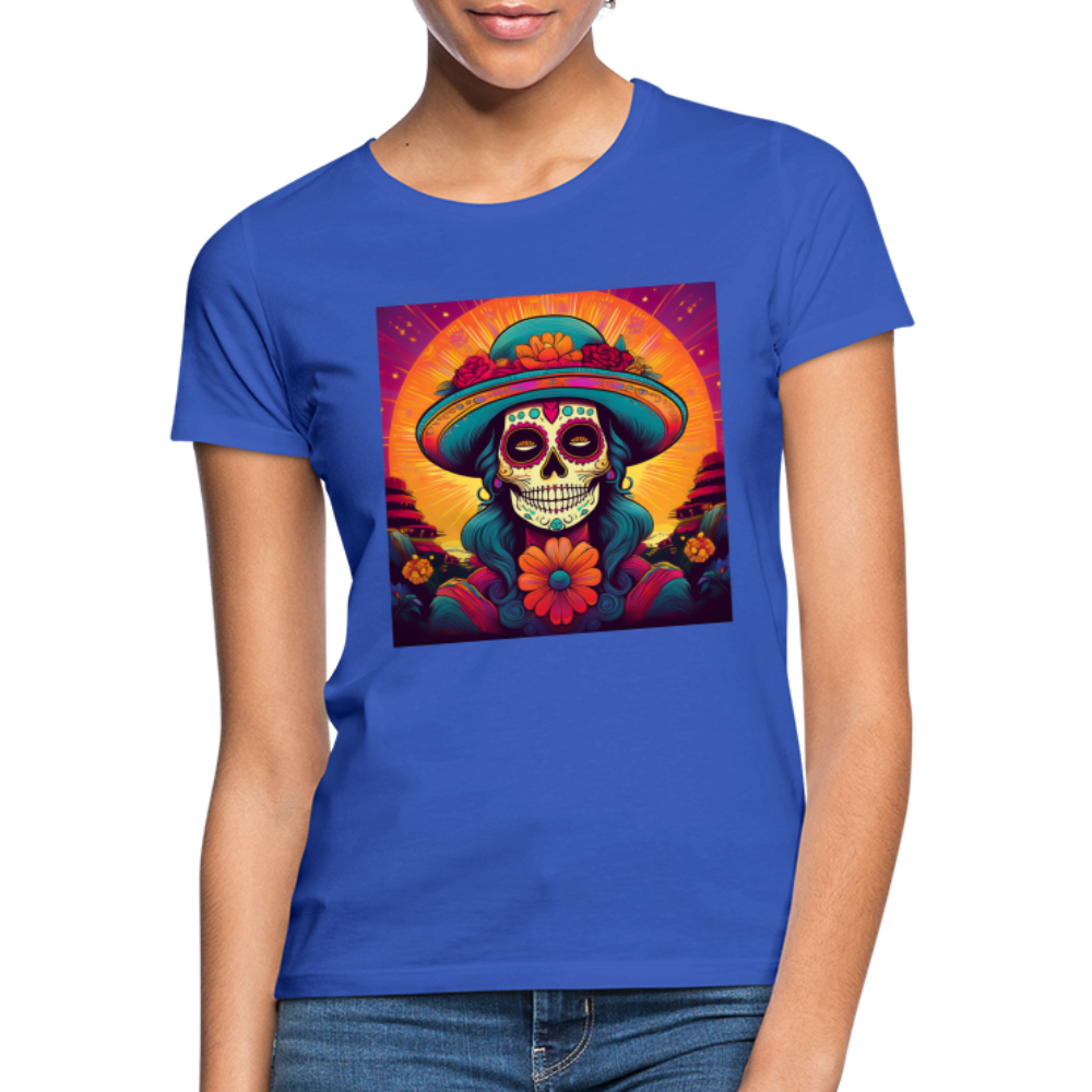 T-Shirt Ladies Mexico "Mujer" - Royalblau