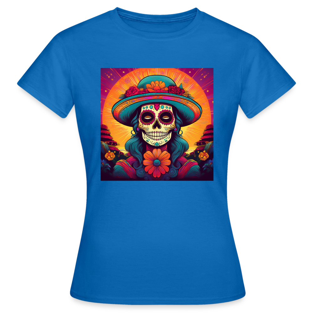 T-Shirt Ladies Mexico "Mujer" - Royalblau