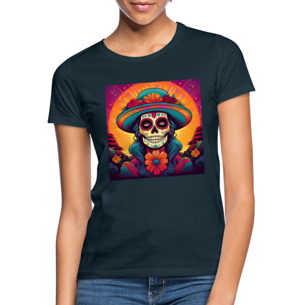 T-Shirt Ladies Mexico "Mujer" - Navy