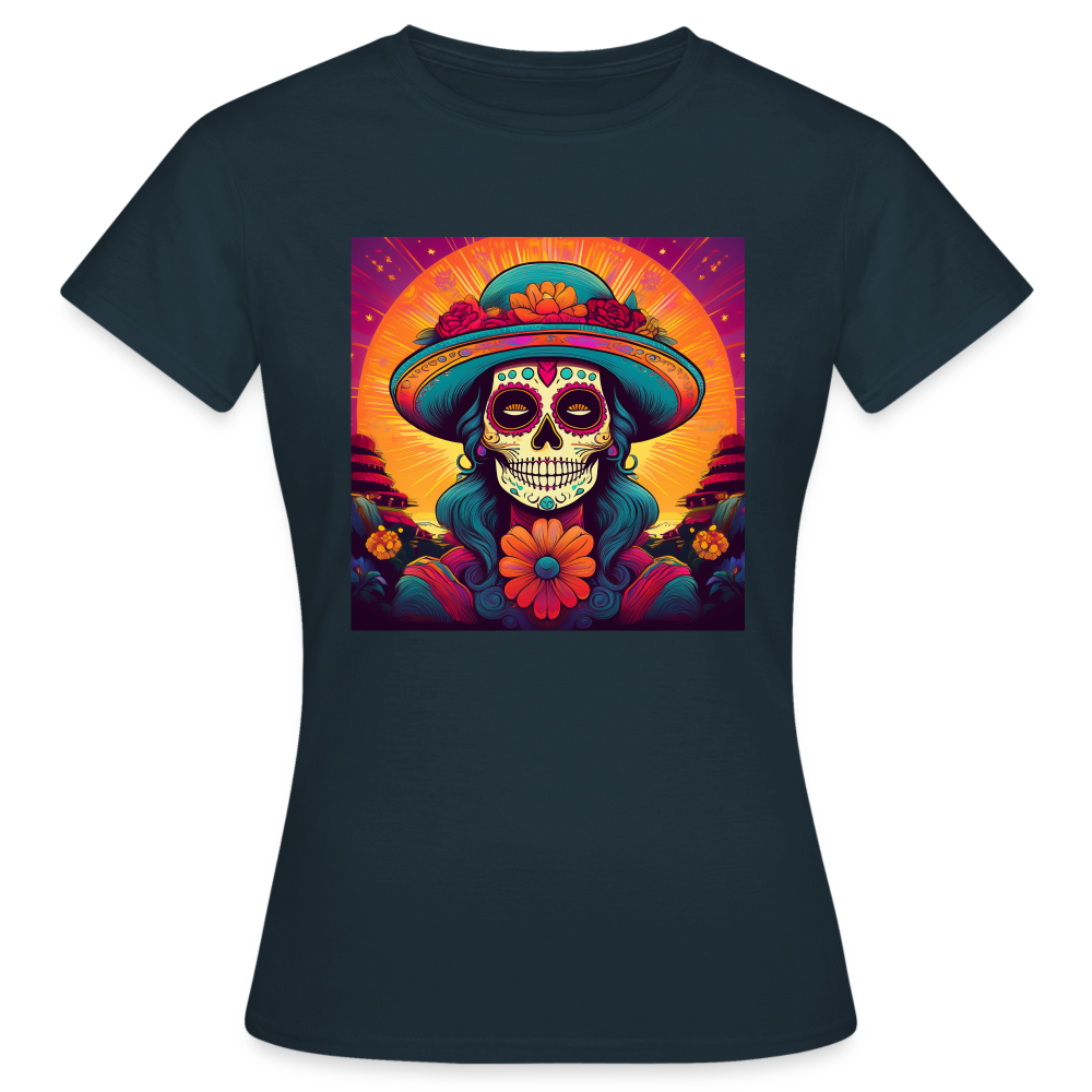 T-Shirt Ladies Mexico "Mujer" - Navy