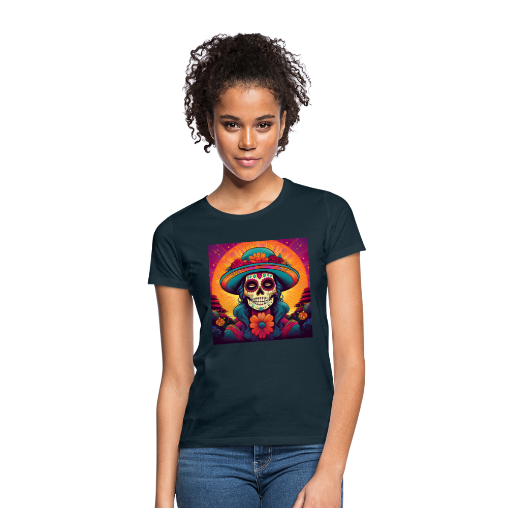 T-Shirt Ladies Mexico "Mujer" - Navy