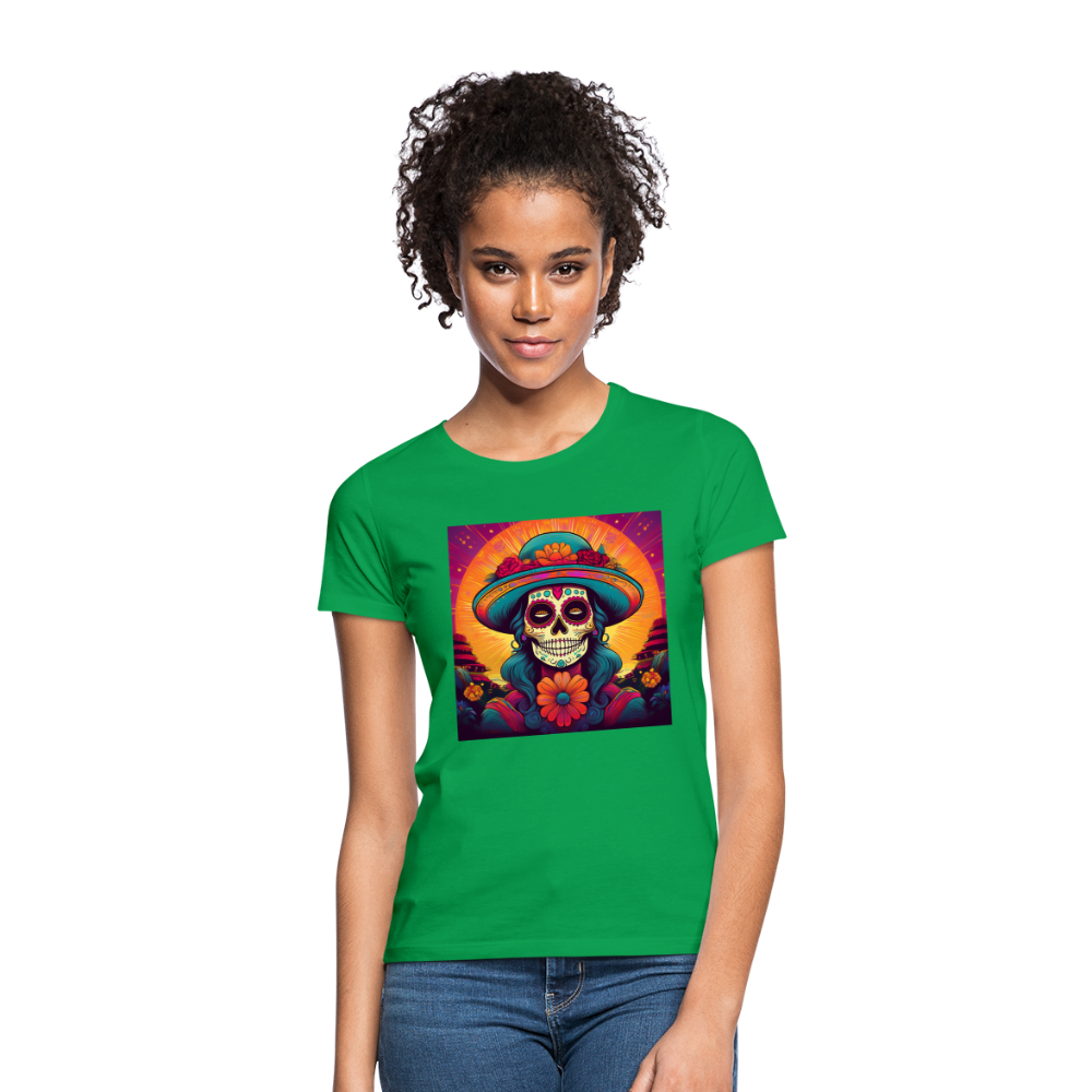 T-Shirt Ladies Mexico "Mujer" - Kelly Green
