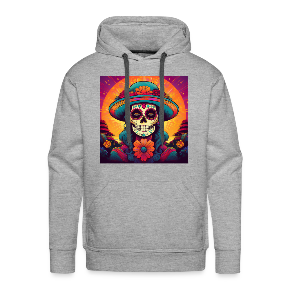 Hoodie Mexico "Mujer" - Grau meliert