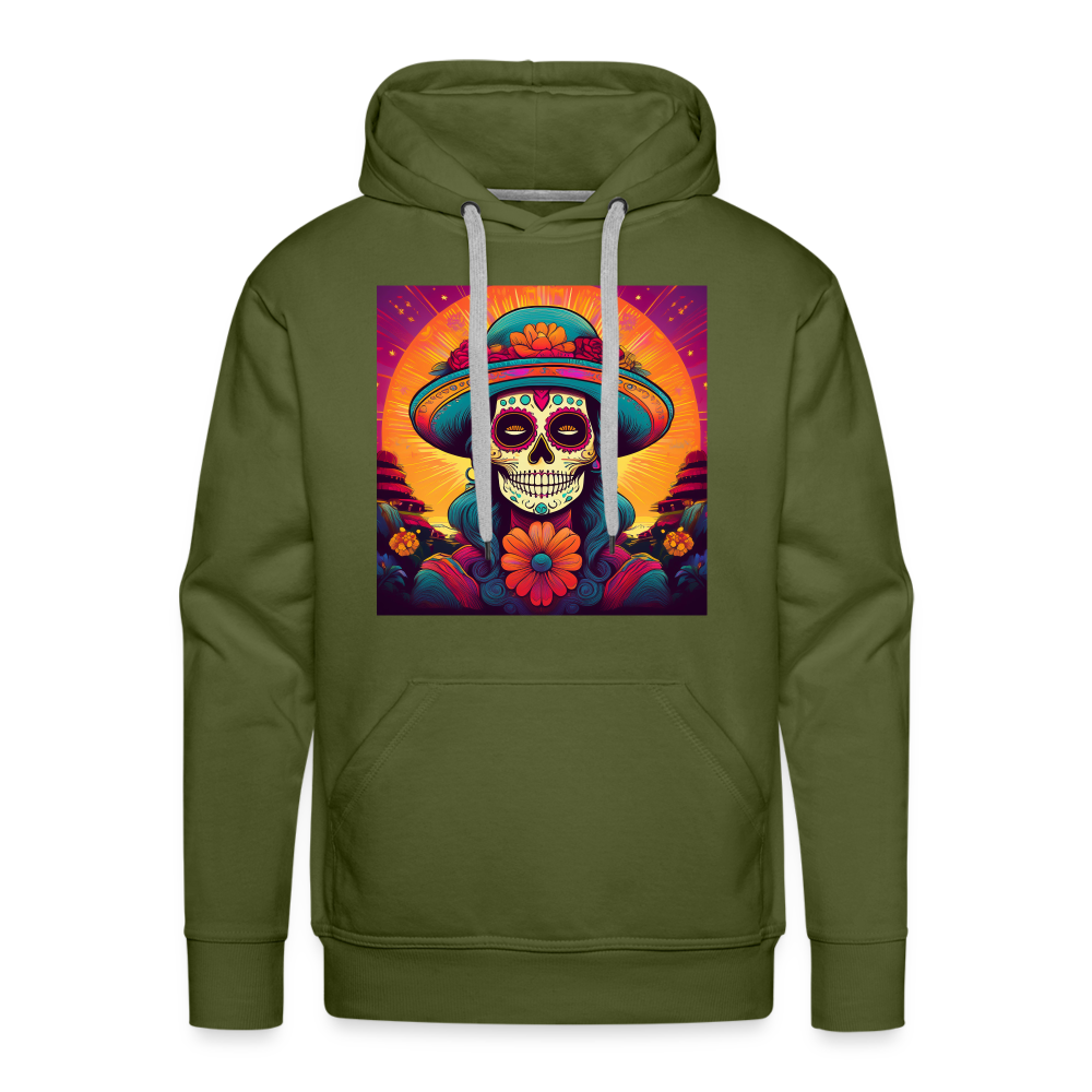 Hoodie Mexico "Mujer" - Olivgrün