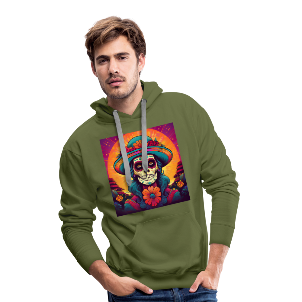 Hoodie Mexico "Mujer" - Olivgrün
