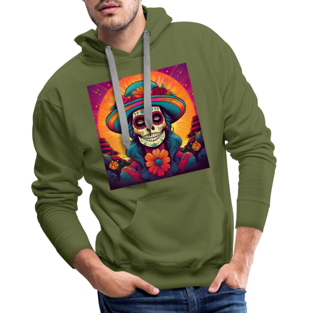 Hoodie Mexico "Mujer" - Olivgrün