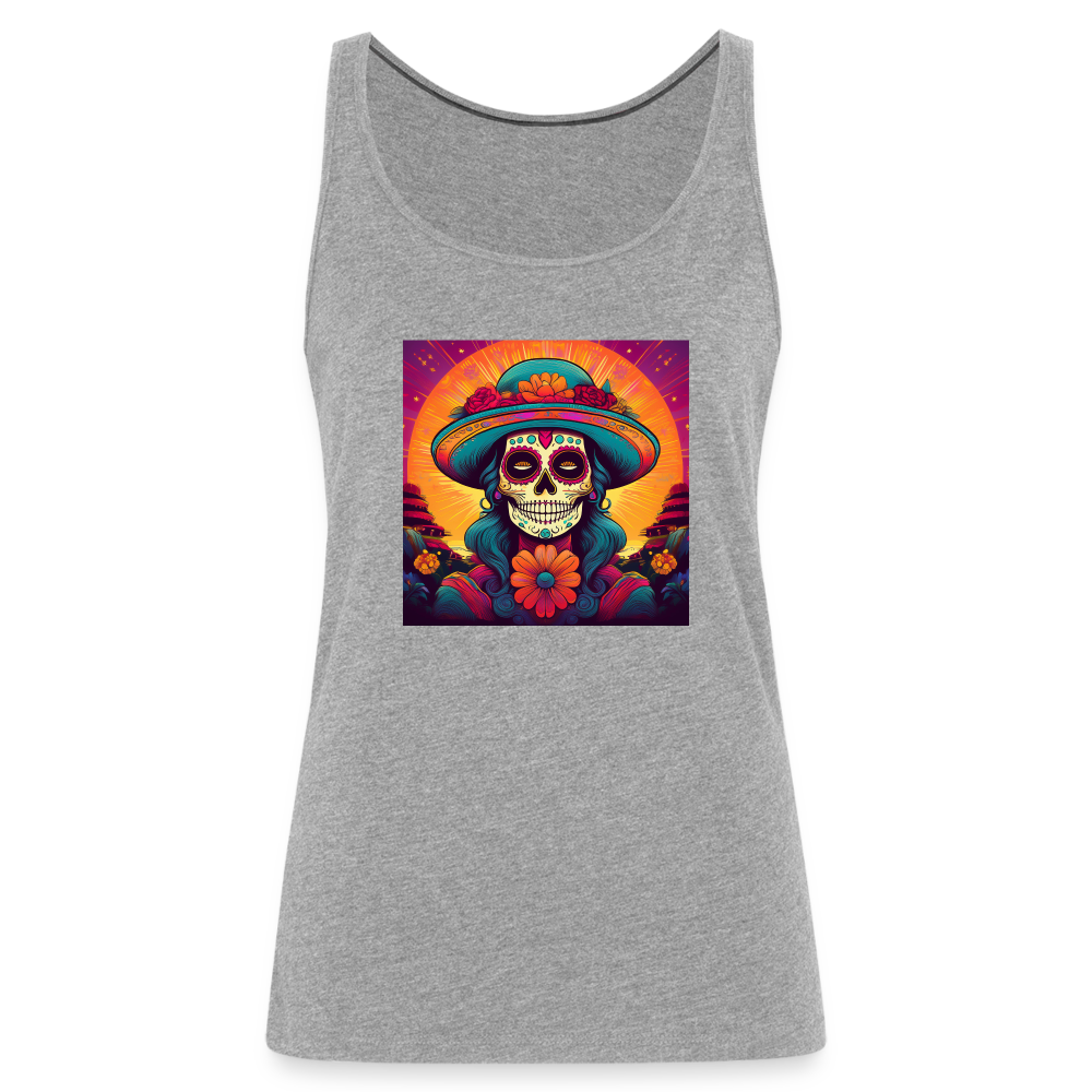 Tanktop Ladies Mexico "Mujer" - Grau meliert