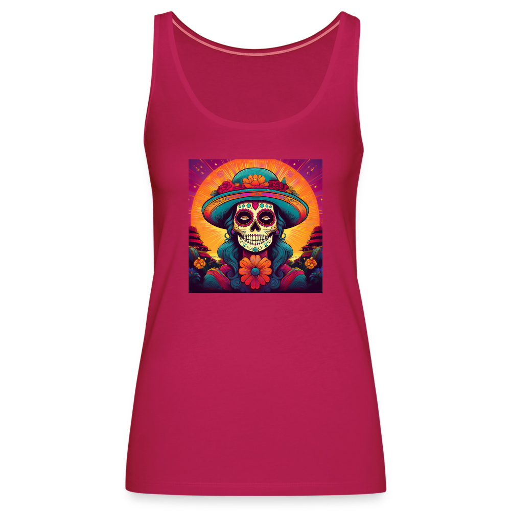 Tanktop Ladies Mexico "Mujer" - dunkles Pink
