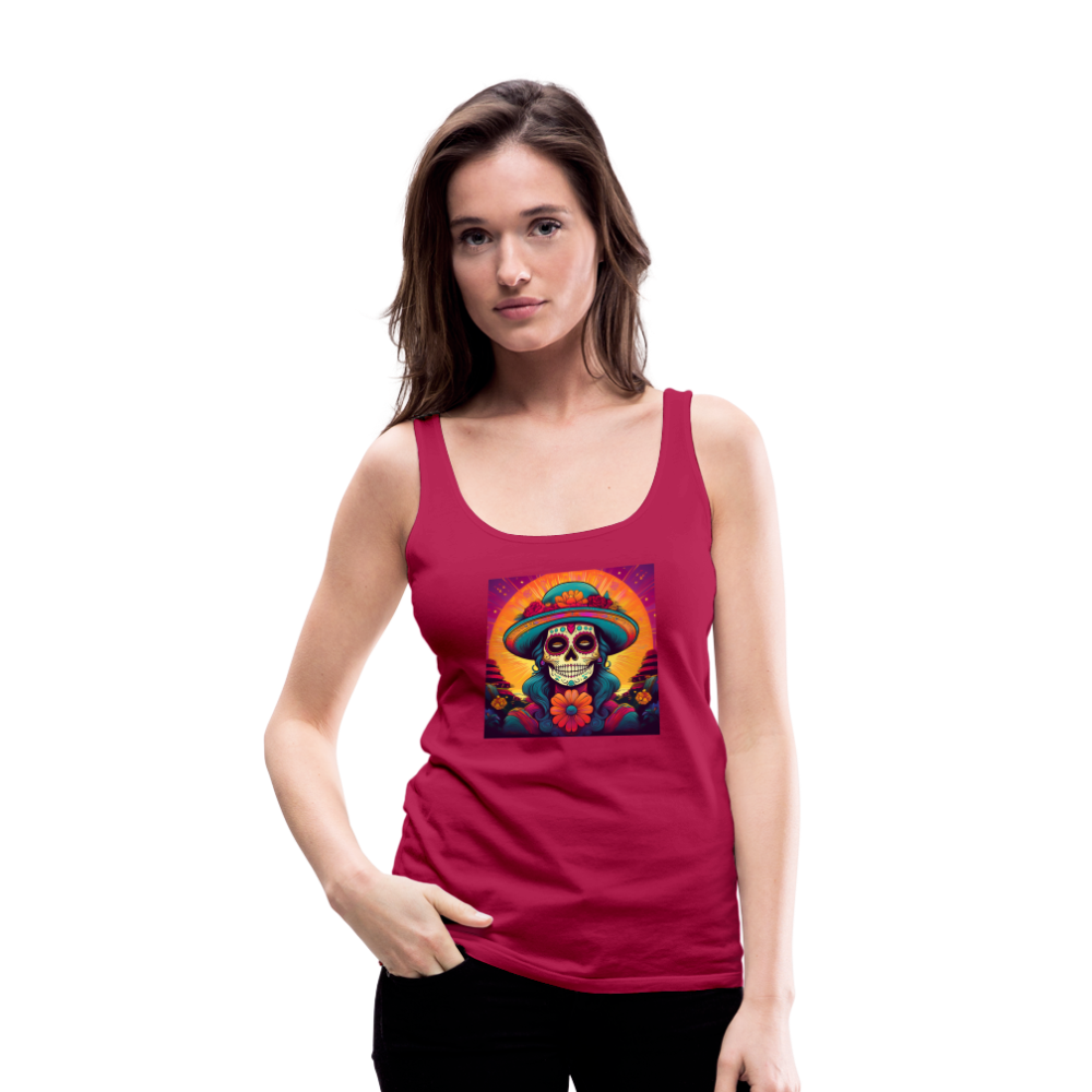 Tanktop Ladies Mexico "Mujer" - dunkles Pink