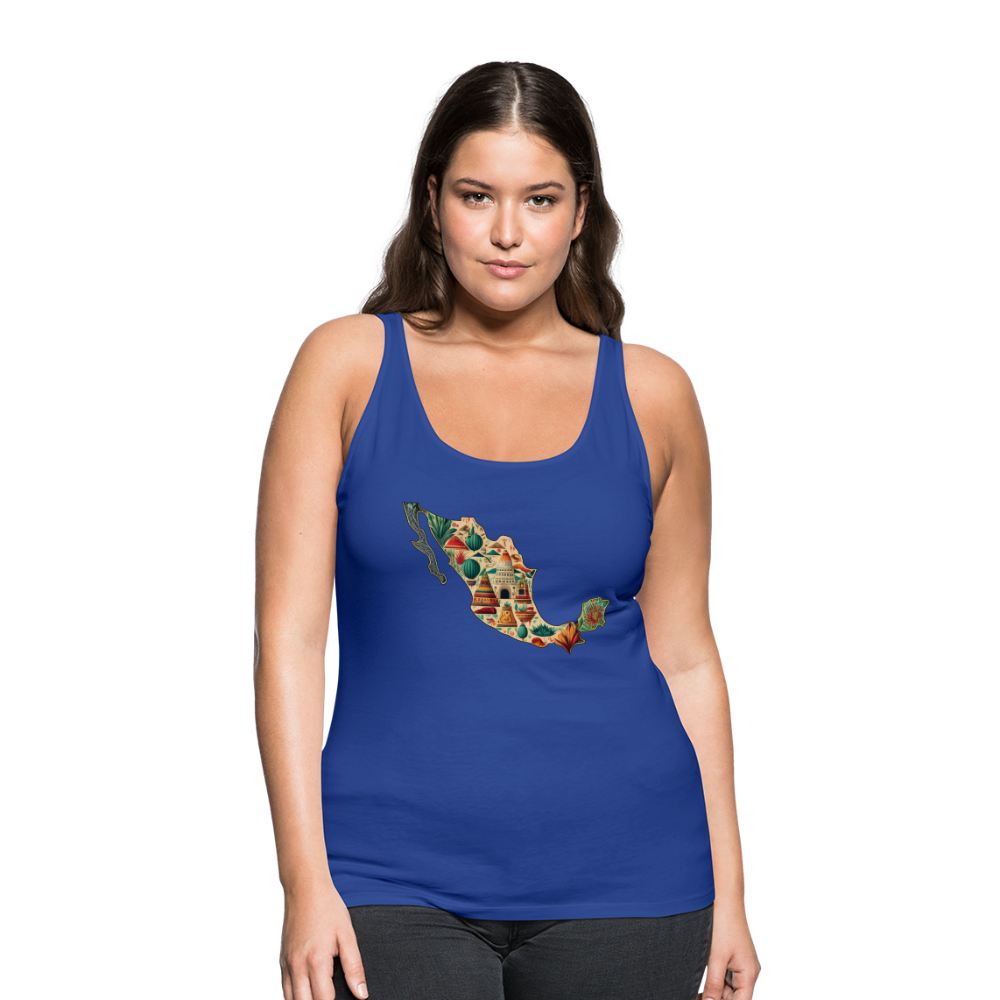 Tanktop Ladies Mexico "Map" - Königsblau
