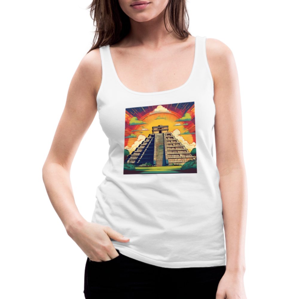 Tanktop Ladies Mexico "Pyramide" - Weiß
