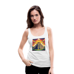 Tanktop Ladies Mexico "Pyramide" - Weiß