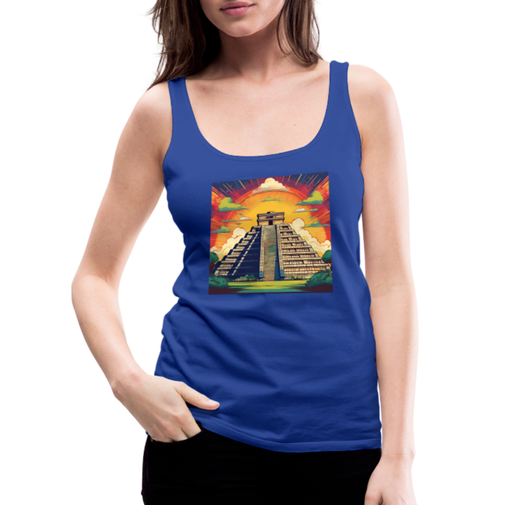 Tanktop Ladies Mexico "Pyramide" - Königsblau