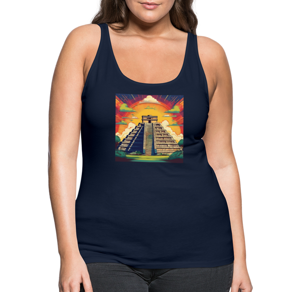 Tanktop Ladies Mexico "Pyramide" - Navy
