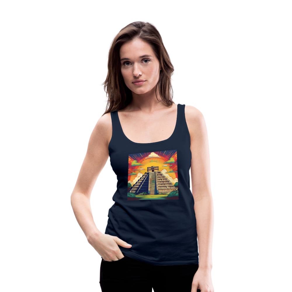 Tanktop Ladies Mexico "Pyramide" - Navy