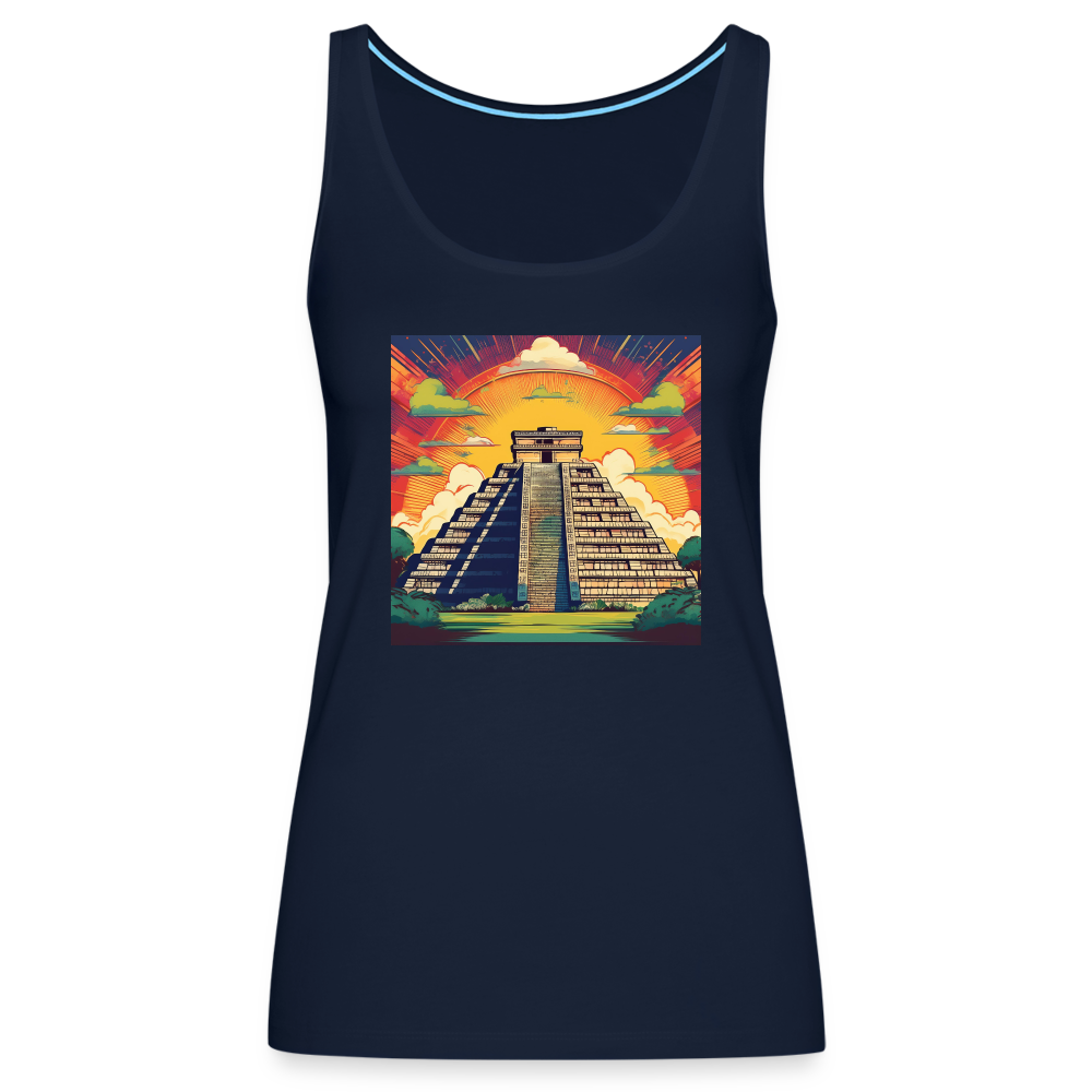 Tanktop Ladies Mexico "Pyramide" - Navy