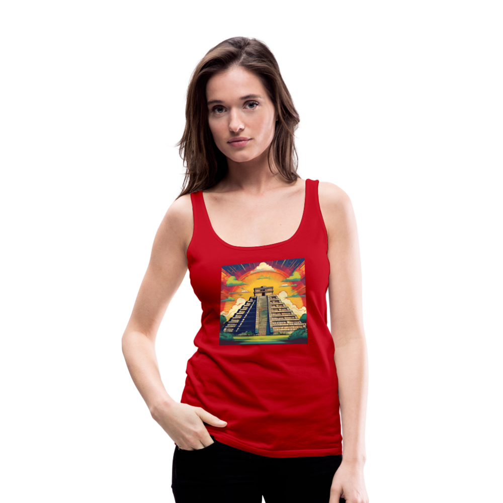Tanktop Ladies Mexico "Pyramide" - Rot