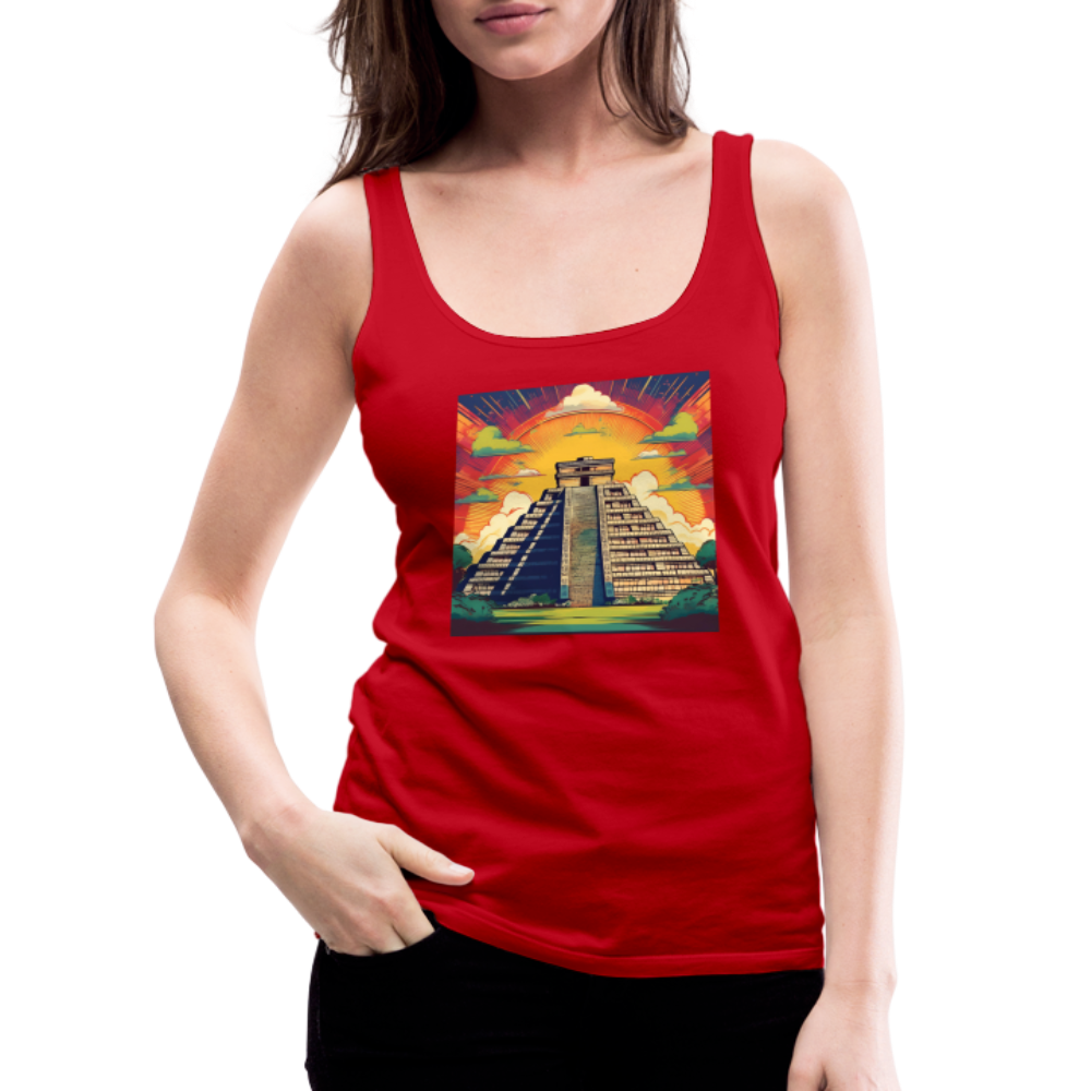 Tanktop Ladies Mexico "Pyramide" - Rot