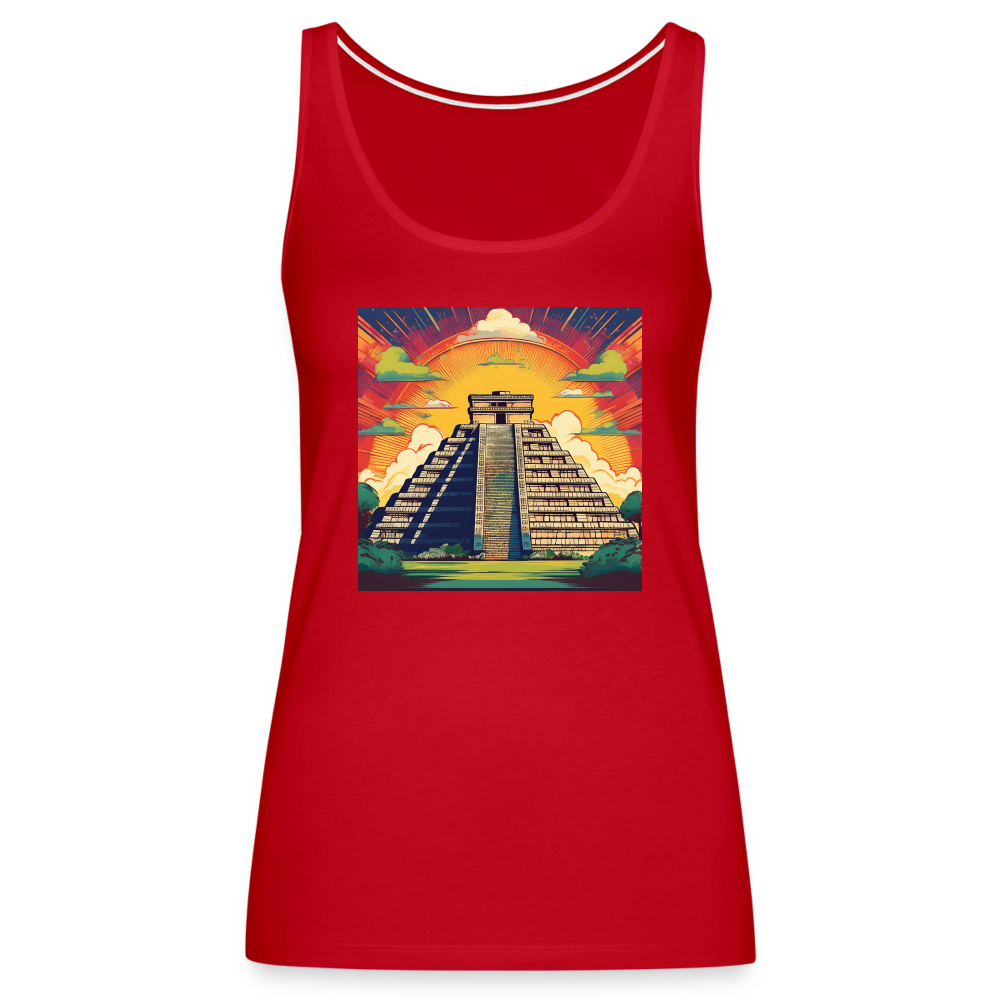 Tanktop Ladies Mexico "Pyramide" - Rot