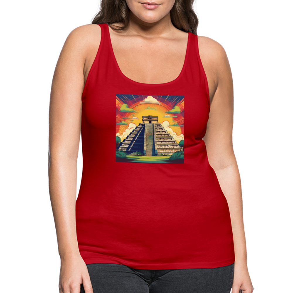 Tanktop Ladies Mexico "Pyramide" - Rot