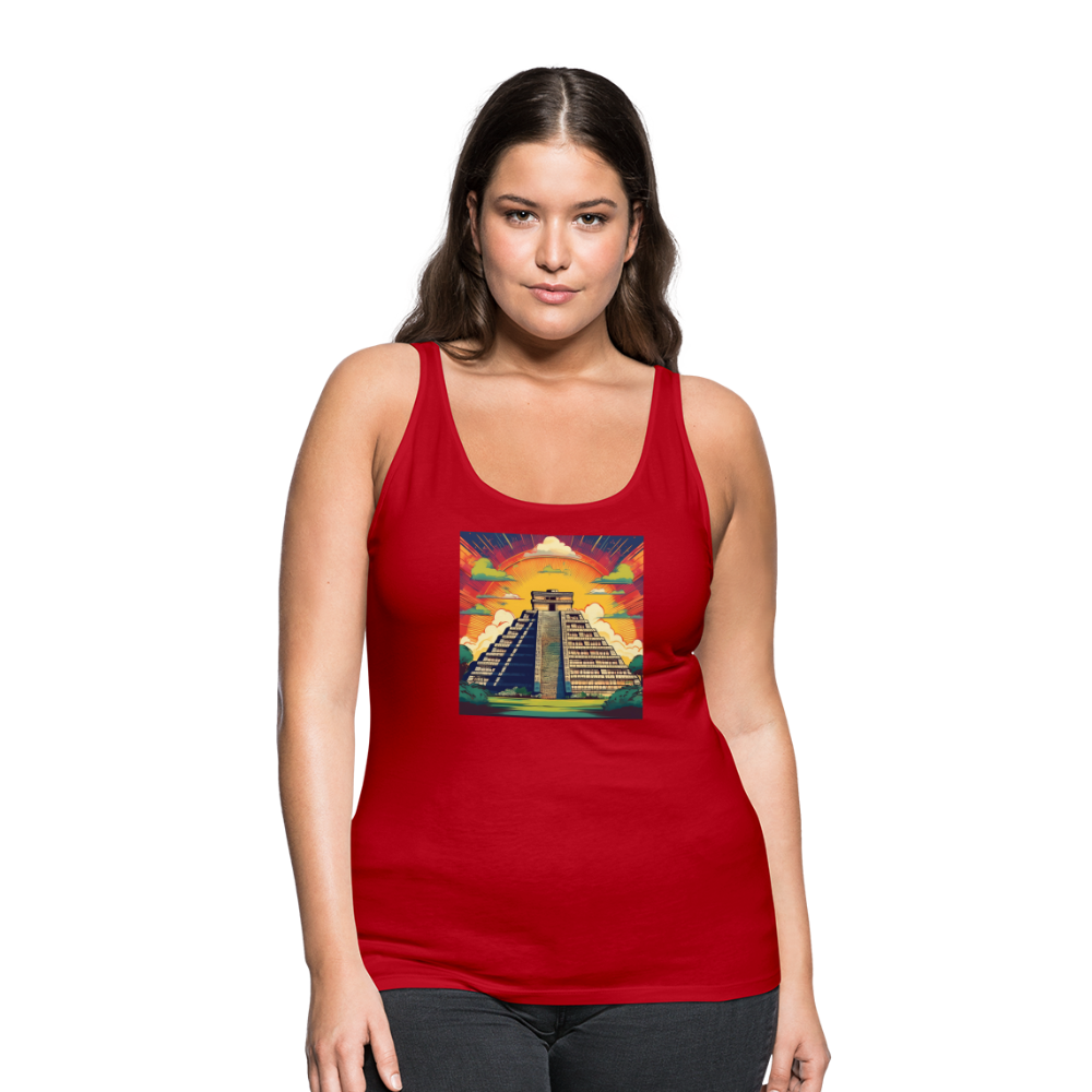 Tanktop Ladies Mexico "Pyramide" - Rot