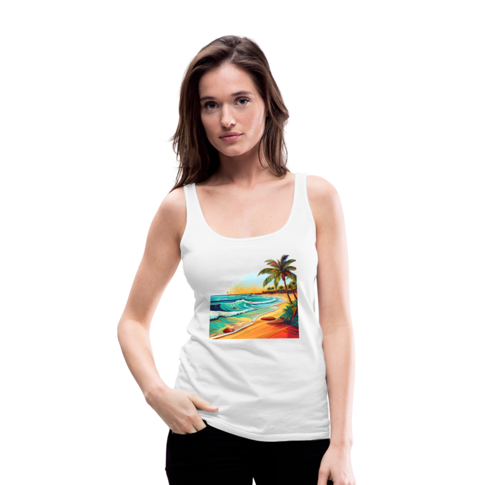 Tanktop Ladies Mexico "Paradise Cancun" - Weiß