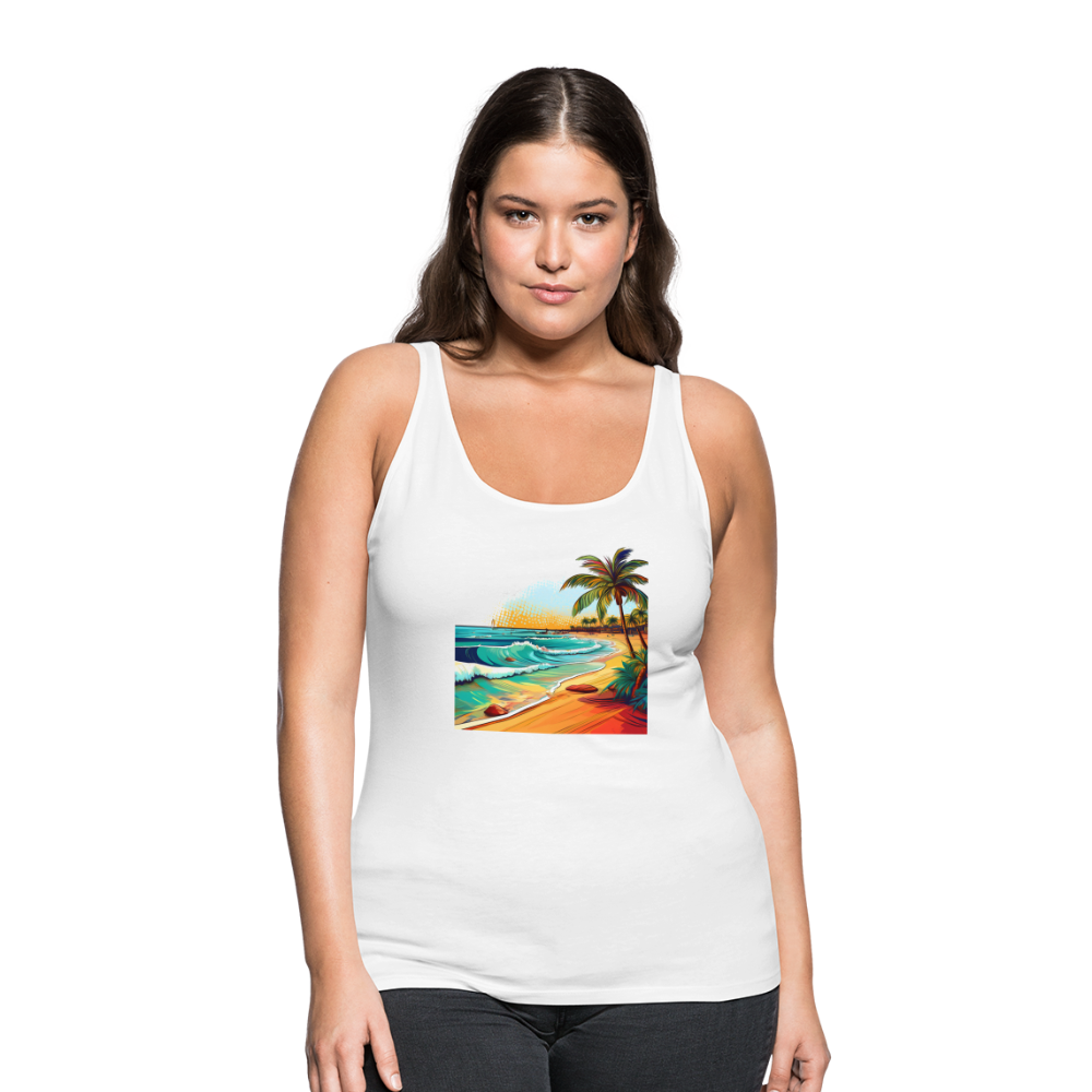 Tanktop Ladies Mexico "Paradise Cancun" - Weiß