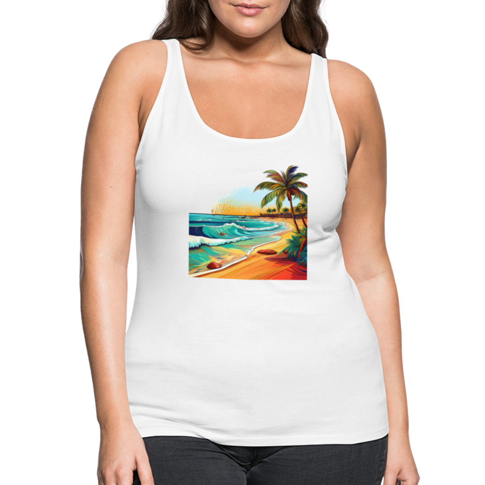 Tanktop Ladies Mexico "Paradise Cancun" - Weiß
