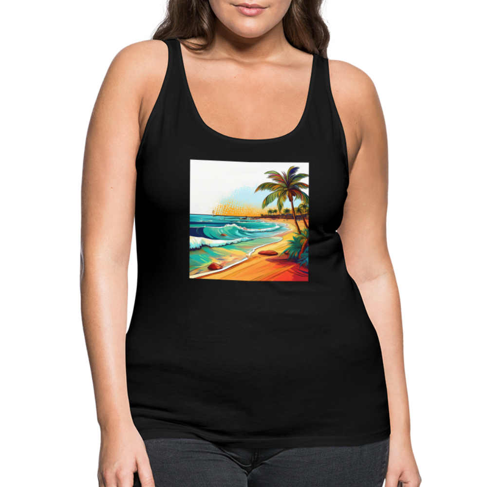 Tanktop Ladies Mexico "Paradise Cancun" - Schwarz
