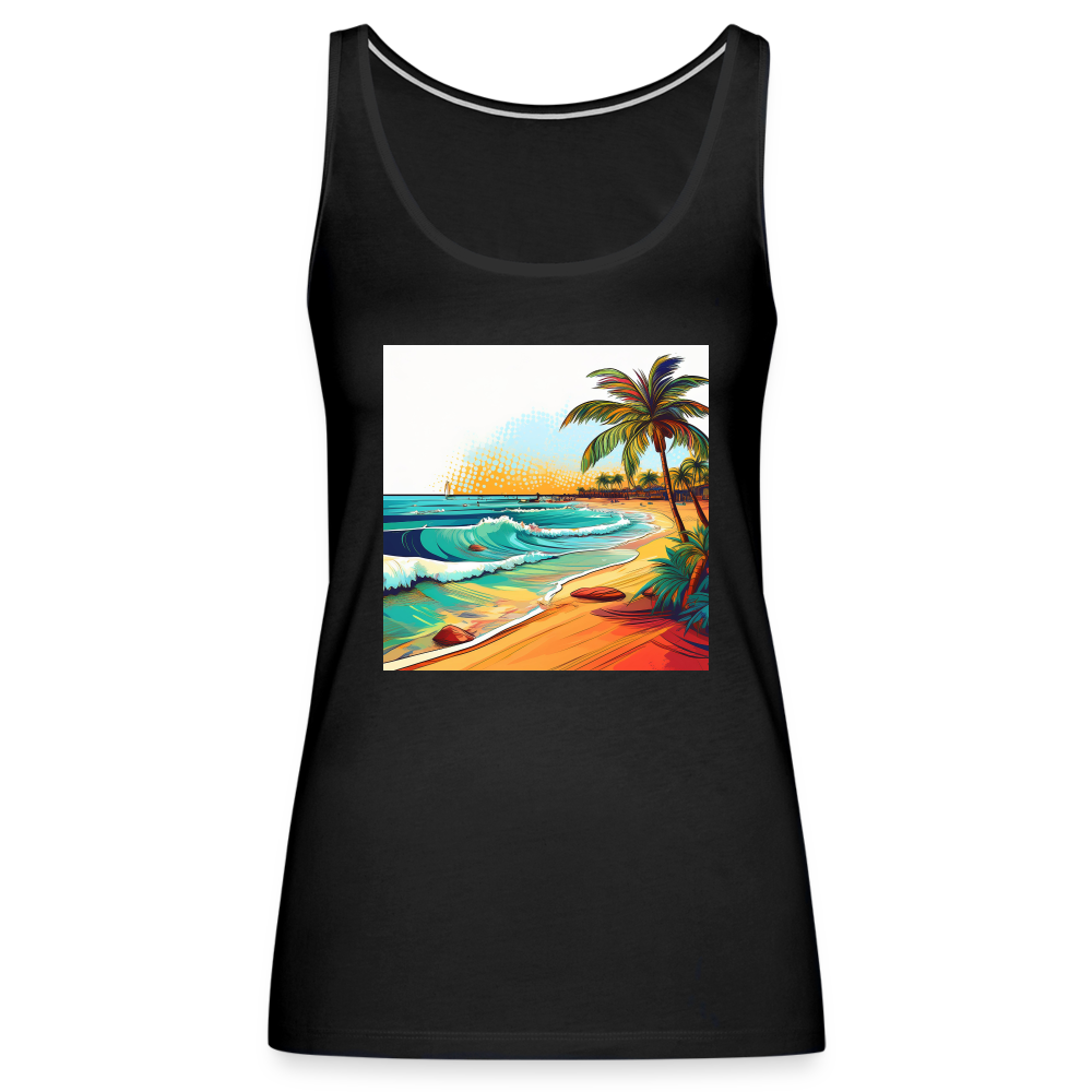 Tanktop Ladies Mexico "Paradise Cancun" - Schwarz