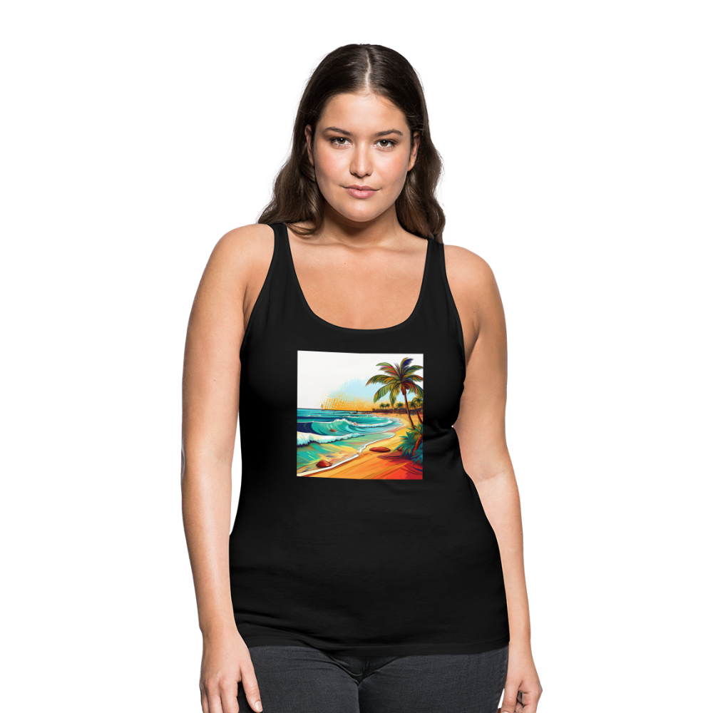 Tanktop Ladies Mexico "Paradise Cancun" - Schwarz