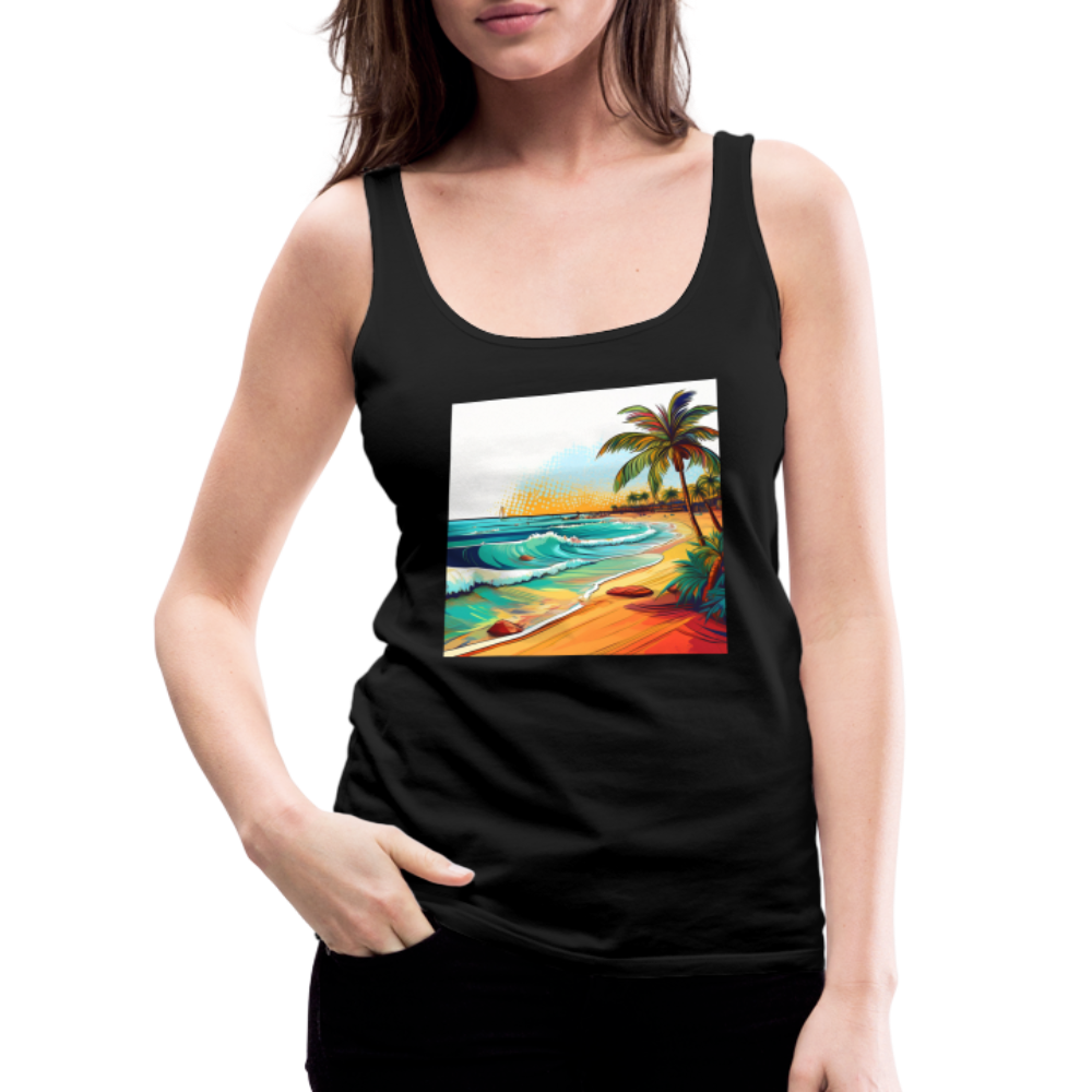 Tanktop Ladies Mexico "Paradise Cancun" - Schwarz
