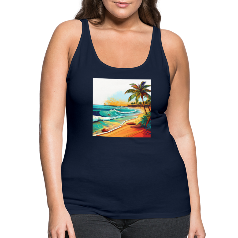 Tanktop Ladies Mexico "Paradise Cancun" - Navy
