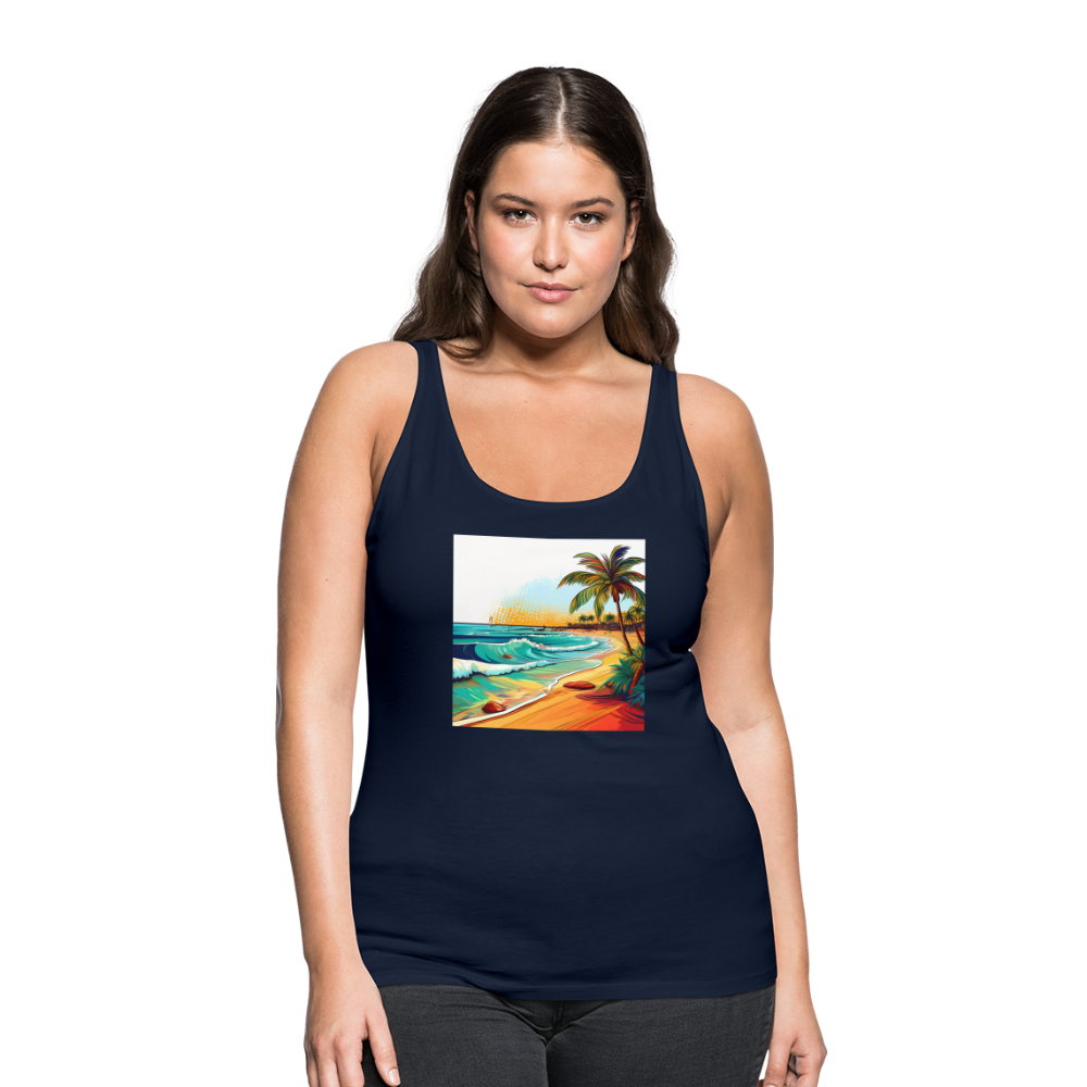 Tanktop Ladies Mexico "Paradise Cancun" - Navy