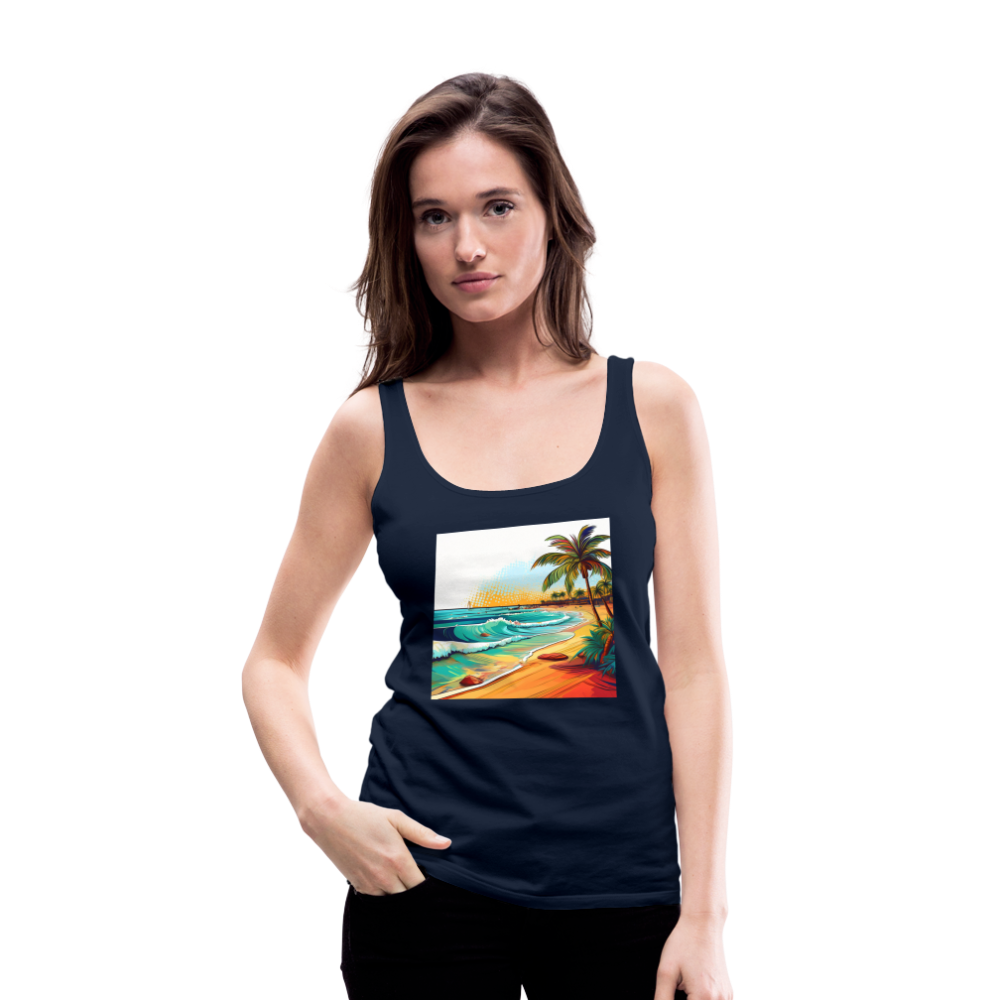 Tanktop Ladies Mexico "Paradise Cancun" - Navy