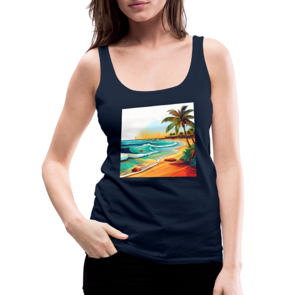 Tanktop Ladies Mexico "Paradise Cancun" - Navy