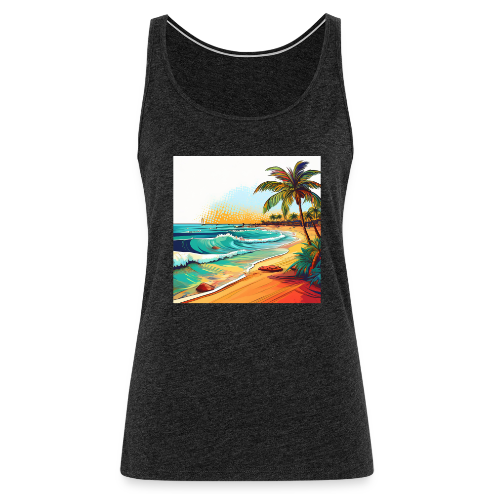 Tanktop Ladies Mexico "Paradise Cancun" - Anthrazit