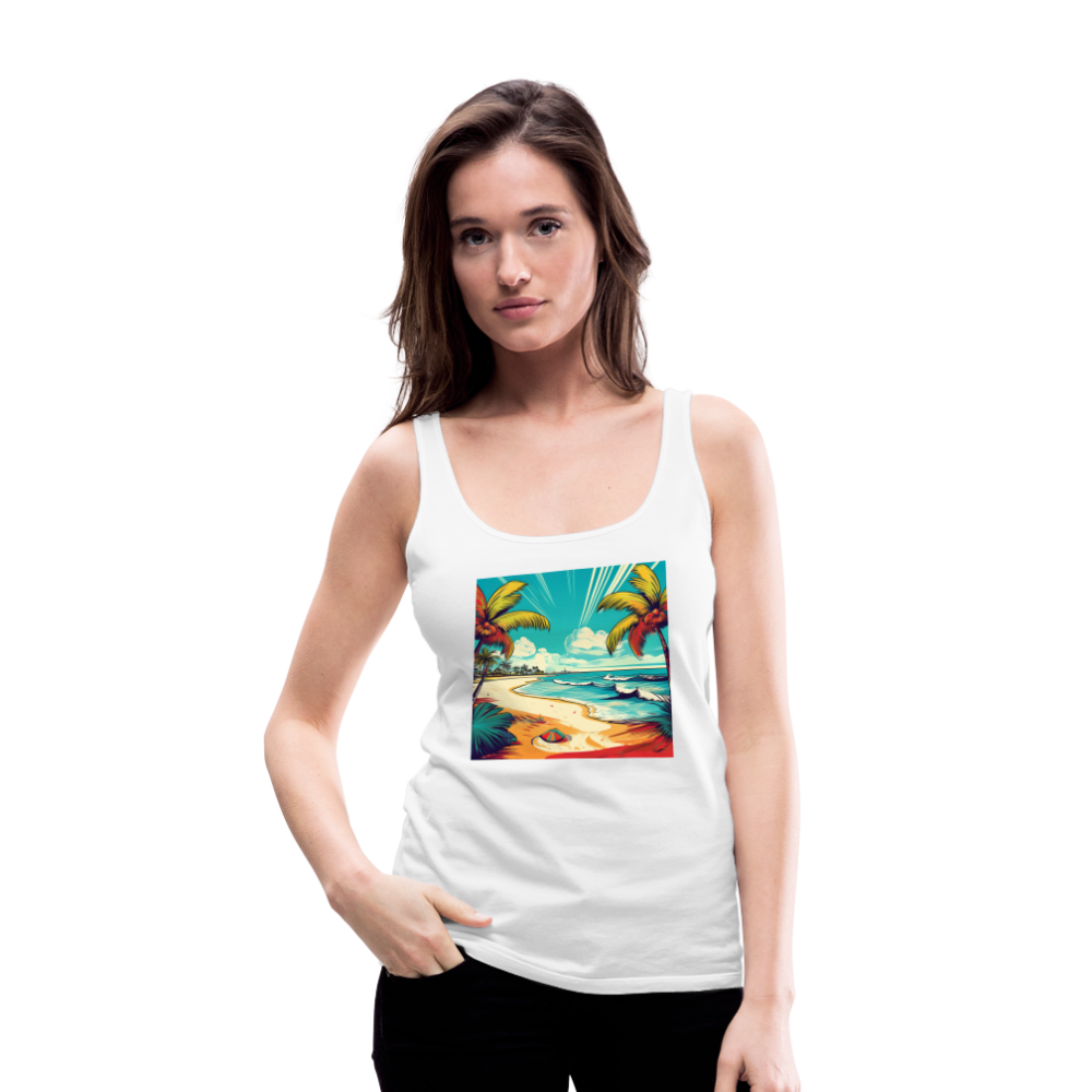 Tanktop Ladies Mexico "Paradise Tulum" - Weiß