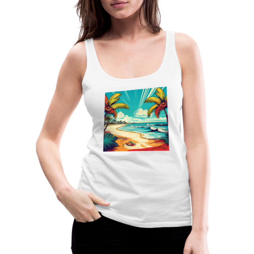 Tanktop Ladies Mexico "Paradise Tulum" - Weiß