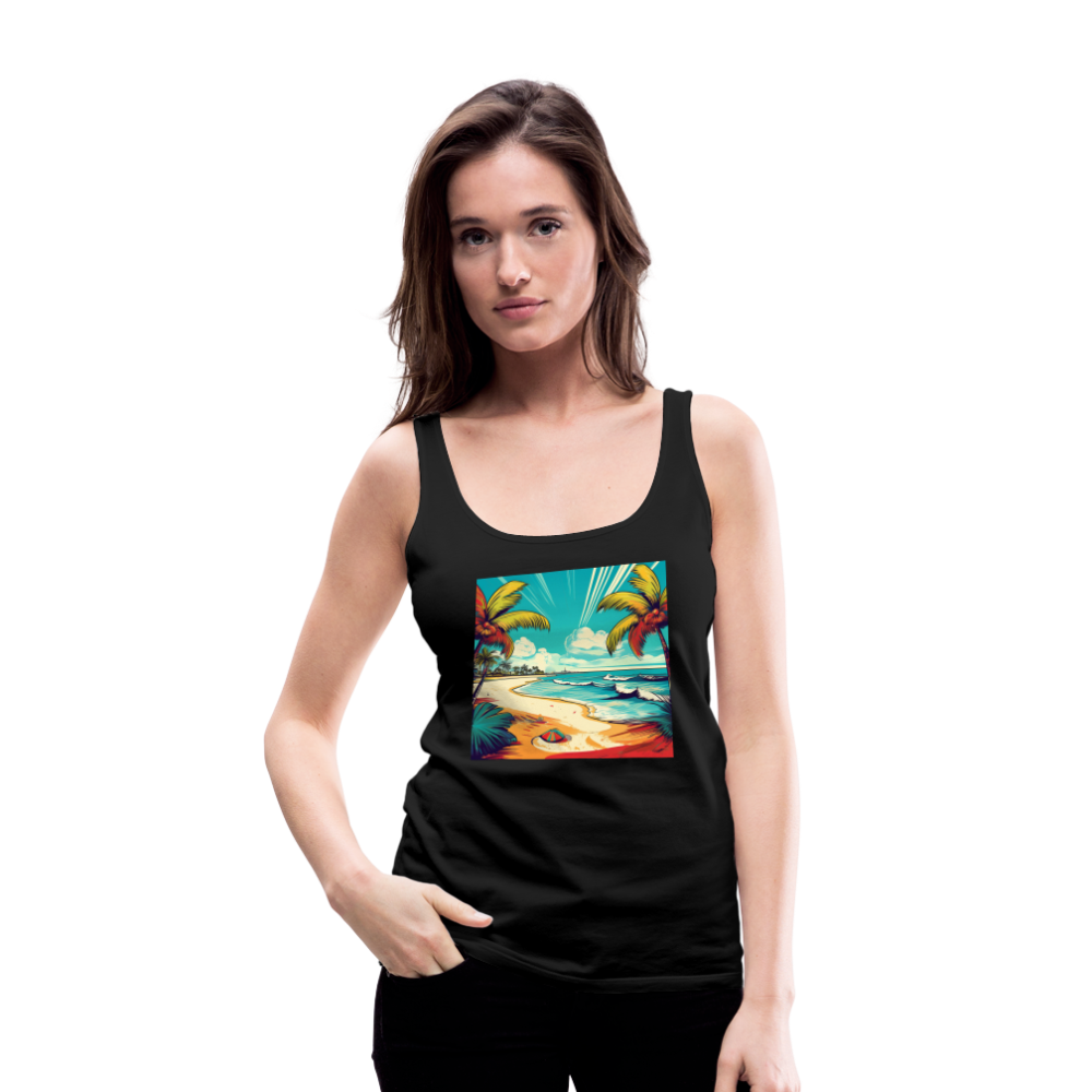 Tanktop Ladies Mexico "Paradise Tulum" - Schwarz