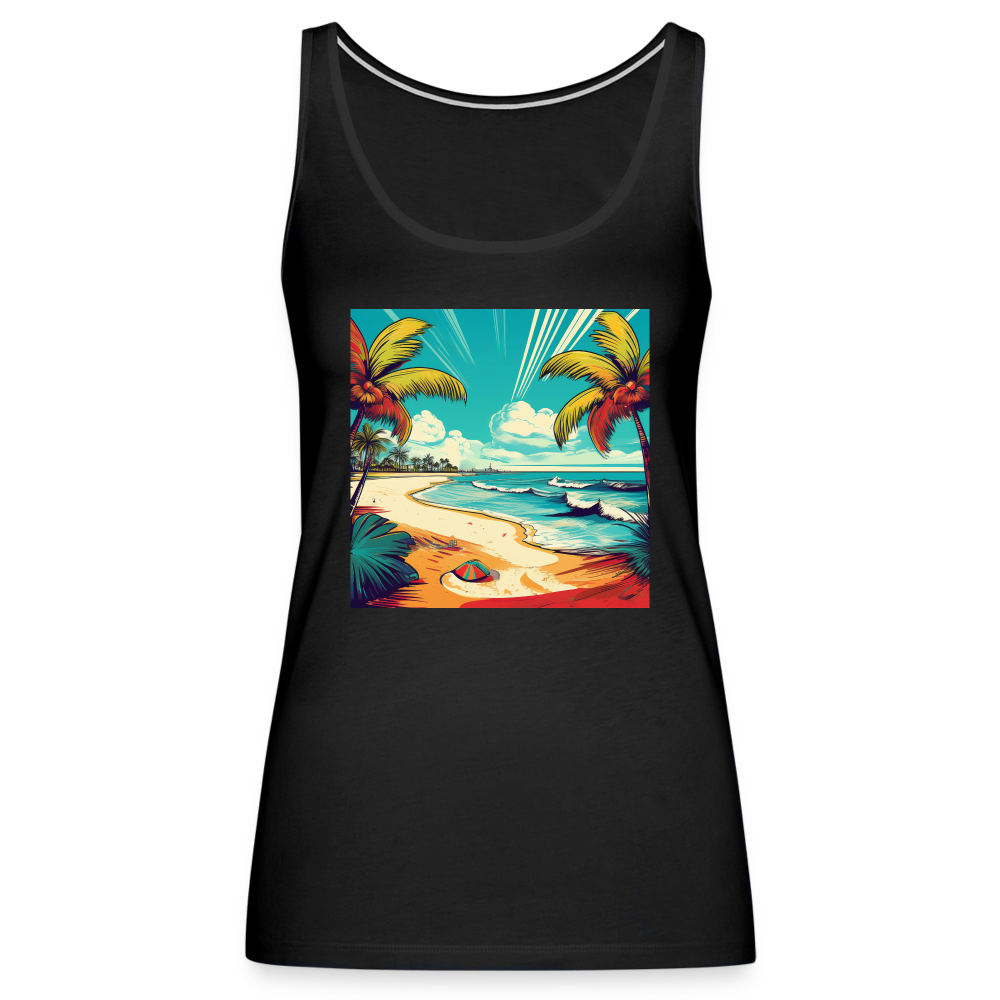 Tanktop Ladies Mexico "Paradise Tulum" - Schwarz