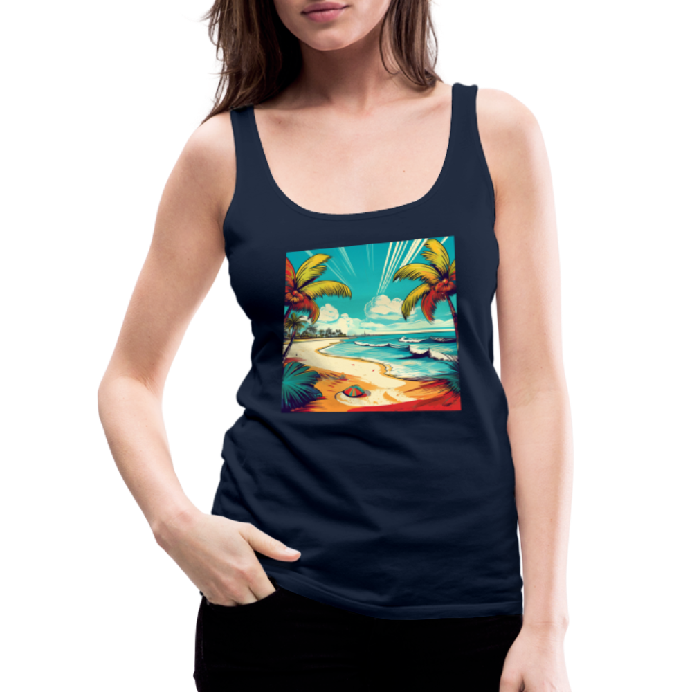 Tanktop Ladies Mexico "Paradise Tulum" - Navy